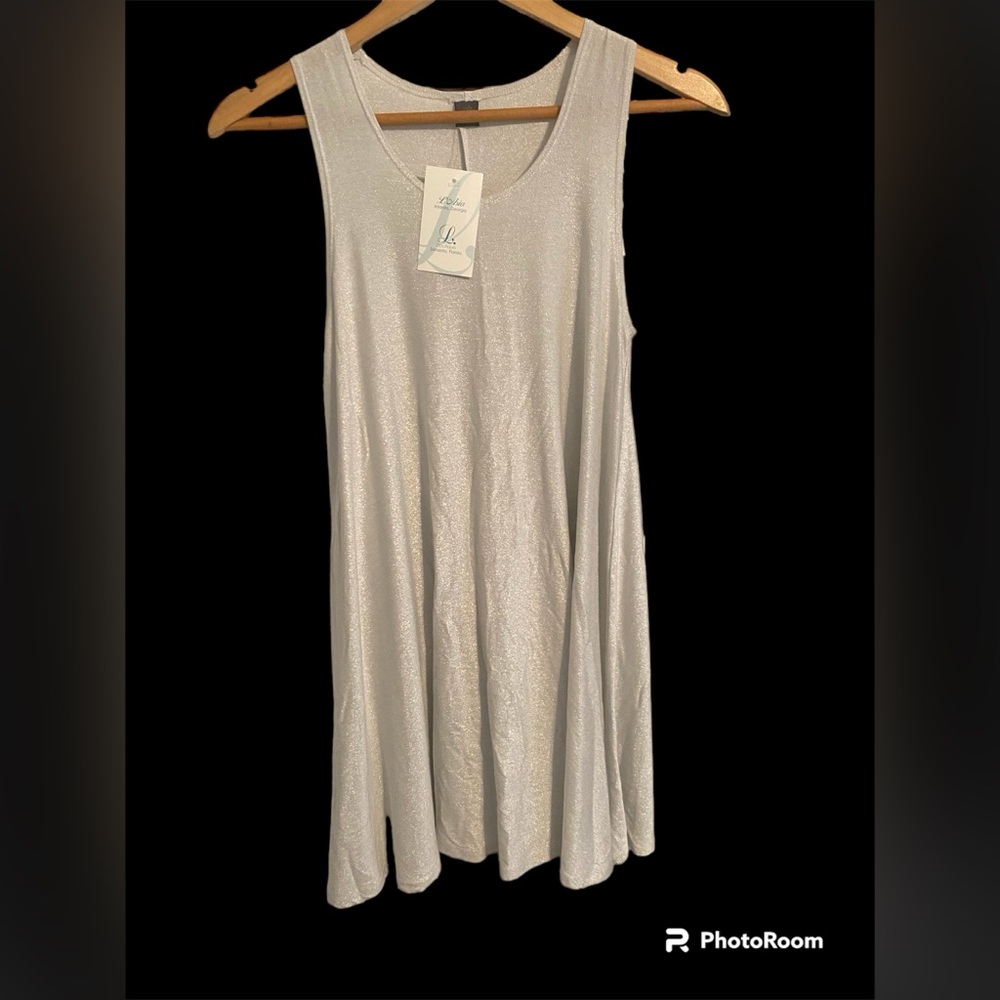 Only Hearts NYC Metallic Silver Dress